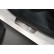 Seuils de porte en acier inoxydable sur mesure pour Opel Mokka II 2020 - 'Lines' - 4 pièces, Vignette 4