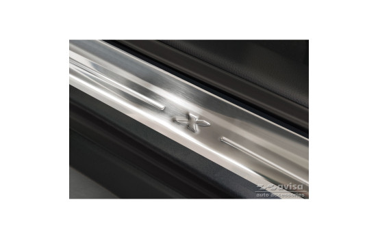 Seuils de porte en acier inoxydable sur mesure pour Toyota Aygo, Image 3