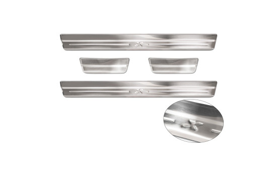 Seuils de porte en acier inoxydable sur mesure pour Toyota Aygo, Image 5