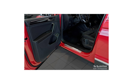 Seuils de porte en acier inoxydable sur mesure pour Volkswagen Tiguan II 2016-2020 & FL 2020 - y compris Allspace 20