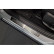 Seuils de porte en acier inoxydable sur mesure pour Volvo EX30 2023 - - 'Lines' - 4 pièces, Vignette 2