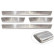Seuils de porte en acier inoxydable sur mesure pour Volvo XC60 II 2017-2021 & FL 2021 - incl. R-Design - 'Lines&, Vignette 5