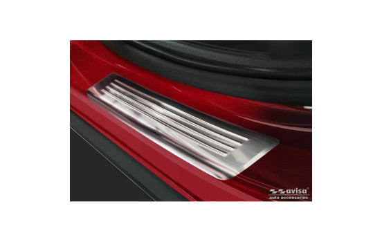 Seuils de porte en inox adaptés pour Hyundai Tucson (NX4E) 2020- 'Lines' - 2 pièces (portes arrière)