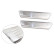 Seuils de porte en inox adaptés pour Hyundai Tucson (NX4E) 2020- 'Lines' - 2 pièces (portes arrière), Vignette 4
