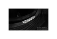 Seuils de porte en inox adaptés pour Mercedes Classe A W177 HB/Sedan 2018- 2 pièces (portes arrière)