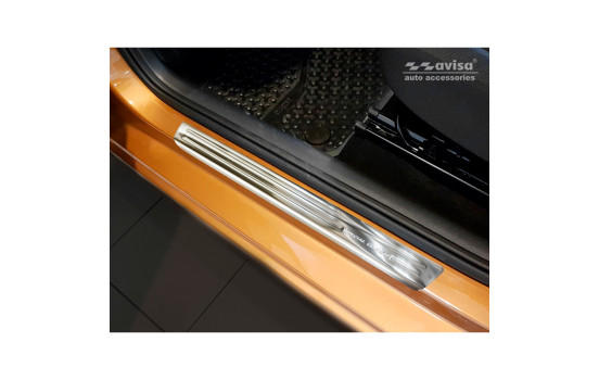 Seuils de porte en inox argent Volkswagen Up! 2011- - 'Special Edition' - 4 parties