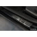 Seuils de porte Inox noirs adaptables au Ford EcoSport Facelift 2017- - 'Special Edition' - 4 pièces