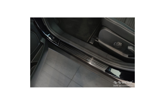 Seuils de porte Inox noirs adaptables au Ford EcoSport Facelift 2017- - 'Special Edition' - 4 pièces, Image 2