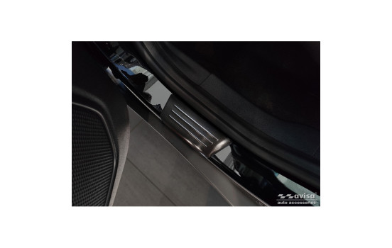 Seuils de porte Inox noirs adaptables au Ford EcoSport Facelift 2017- - 'Special Edition' - 4 pièces, Image 4