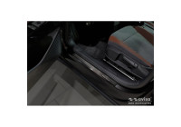 Seuils de porte Inox noirs adaptables pour Volkswagen ID.4 2020- - 'Special Edition' - 4 pièces