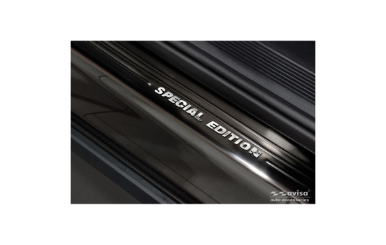 Seuils de porte Inox noirs adaptables pour Volkswagen ID.4 2020- - 'Special Edition' - 4 pièces, Image 3