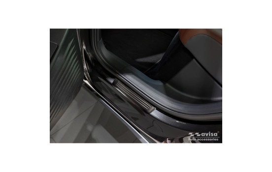 Seuils de porte Inox noirs adaptables pour Volkswagen ID.4 2020- - 'Special Edition' - 4 pièces, Image 4