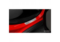 Seuils de portes en inox adaptables pour Mercedes GLA (X156) 2013-2017 & FL 2017- 2 pièces (portes arrières)