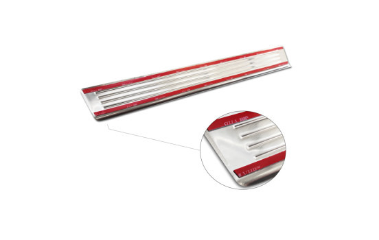 Seuils de portes Inox adaptables sur Renault Express Furgon 2021- 'Lignes' - 2 pièces, Image 5