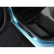 Seuils de portes Inox noirs adaptables pour Renault Zoe FL 2019- 'Special Edition' - 4 pièces, Vignette 3