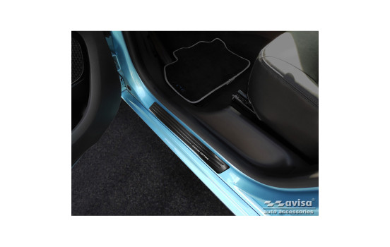 Seuils de portes Inox noirs adaptables pour Renault Zoe FL 2019- 'Special Edition' - 4 pièces, Image 3