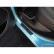 Seuils de portes Inox noirs adaptables pour Renault Zoe FL 2019- 'Special Edition' - 4 pièces, Vignette 4