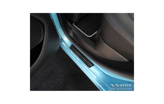 Seuils de portes Inox noirs adaptables pour Renault Zoe FL 2019- 'Special Edition' - 4 pièces, Image 4