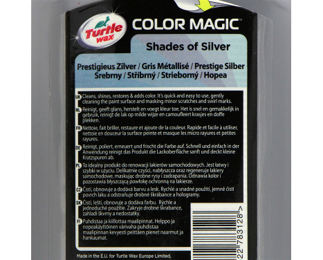 Tortue Wax Color Magic Prestige Argent 500ml, Image 2