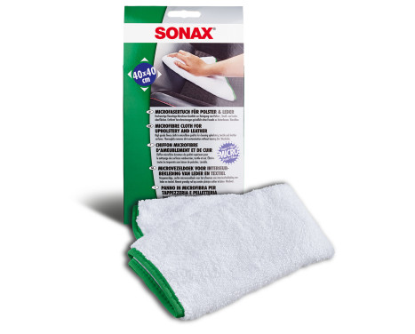 Chiffon en microfibre SONAX pour cuir et textiles