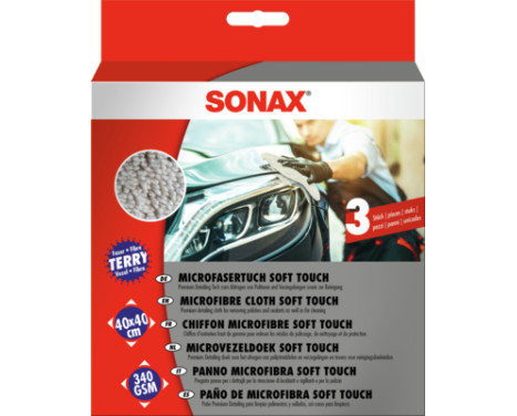 SONAX microfibre soft touch 3 pièces, Image 2