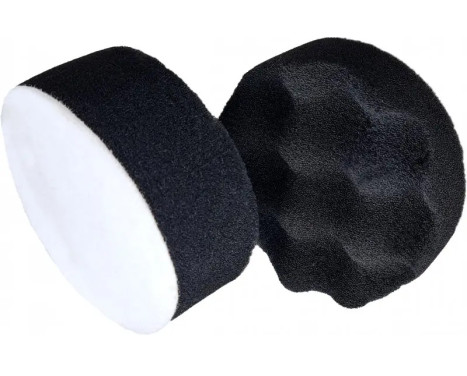 Rooks Tampon de polissage avec Velcro, éponge profilée douce, 75 mm