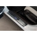 Seuils de porte en acier inoxydable noir sur mesure pour Honda HR-V 2021- 'Hybrid' - 4 pièces, Vignette 2