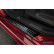 Seuils de portes Inox noirs adaptables à Toyota Yaris IV Hatchback 2020- 'Hybrid' - 4 pièces, Vignette 2