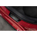 Seuils de portes Inox noirs adaptables à Toyota Yaris IV Hatchback 2020- 'Hybrid' - 4 pièces, Vignette 4