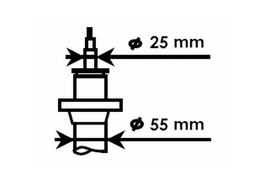 Schokdemper 325700 Kayaba