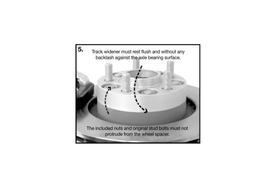 H&R DRM-Systeem Spoorverbrederset 60mm per as - Steekmaat 5x100 - Naaf 56,0mm - Boutmaat M12x1,25 -, afbeelding 6