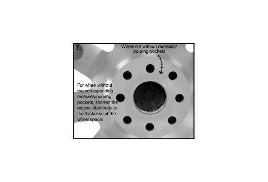 H&R DRM-Systeem Spoorverbrederset 60mm per as - Steekmaat 5x100 - Naaf 56,0mm - Boutmaat M12x1,25 -, afbeelding 8