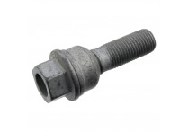 Wielbouten, 20 stuks, M14 x 1,5, 35 mm, kogel, zwart, lengte naar keuze