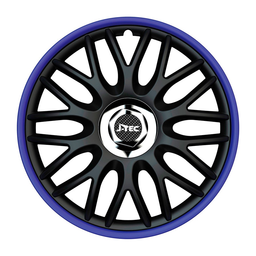 AutoStyle 4-Delige Wieldoppenset Itah 15-inch zwart (bol