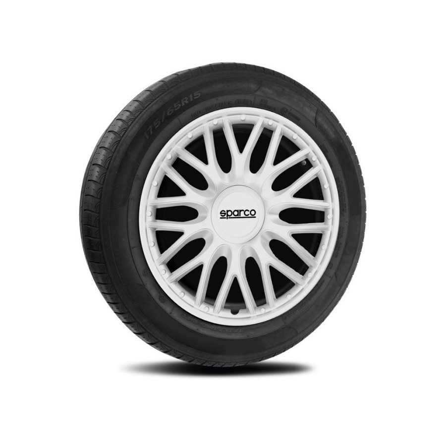 wieldop 14 inch sparco roma grijs/zwart - sp 1496grbk