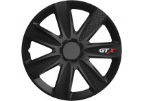 4-Delige Wieldoppenset GTX Carbon Black 13 inch