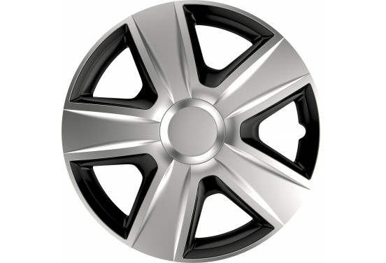 Wieldoppenset Esprit  Silver&Black 16 inch