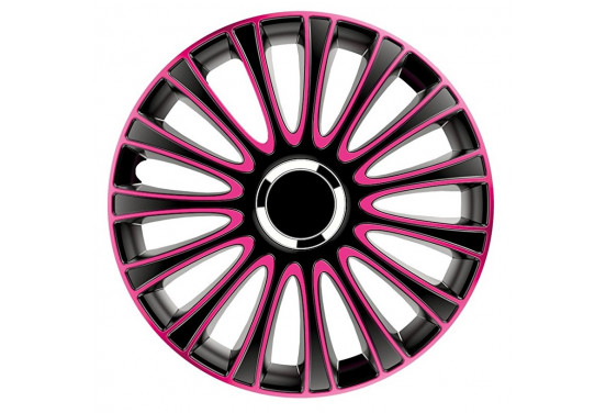 Wieldoppenset LeMans 14-inch zwart/roze