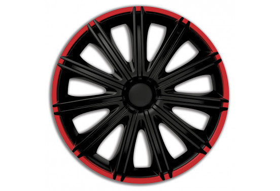 Wieldoppenset Nero R 15-inch zwart/rood