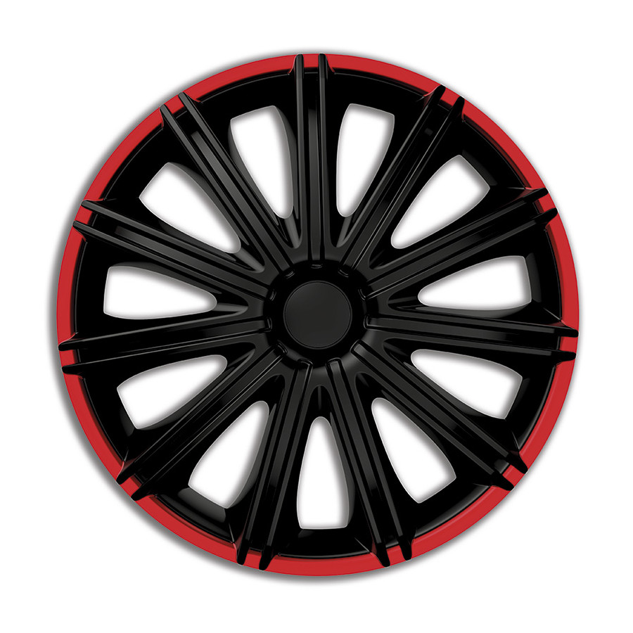 Bedelen Doorweekt Reinig de vloer Wieldoppenset Nero R 15-inch zwart/rood | Winparts.nl - Wieldoppen
