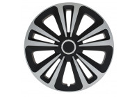 Wieldoppenset Terra Ring Mix Zilver/Zwart 15 Inch