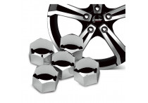 Simoni Racing Wielmoerkapjes - 19mm - Chroom - Set á 20 stuks