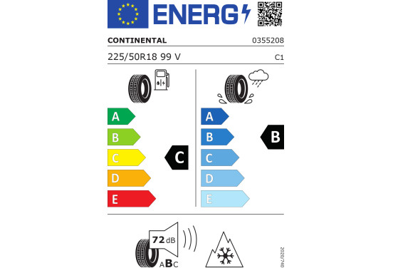 Continental Ts-850 p fr xl 225/50 R18 99V, afbeelding 2