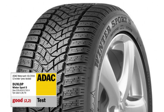 Dunlop Winter sport 5 xl 195/55 R16 91H