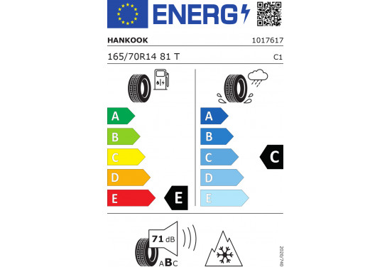 Hankook W452 165/70 R14 81T, afbeelding 2