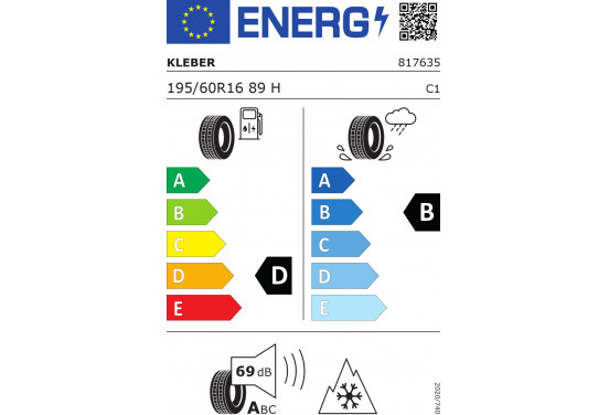 Kleber Krisalp hp3 195/60 R16 89H, afbeelding 2