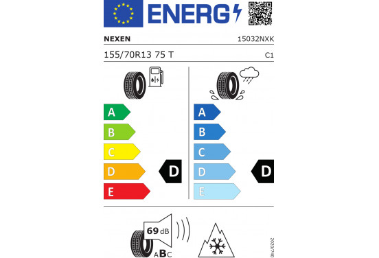 Nexen Winguard snow g wh2 155/70 R13 75T, afbeelding 2