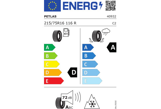 Petlas Fullgrip pt935 215/75 R16 116R, afbeelding 2