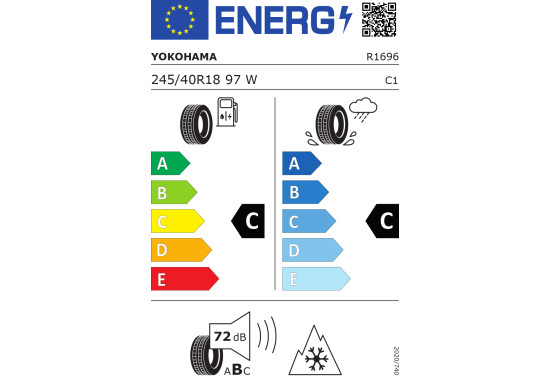 Yokohama V905 bluearth xl 245/40 R18 97W, afbeelding 2