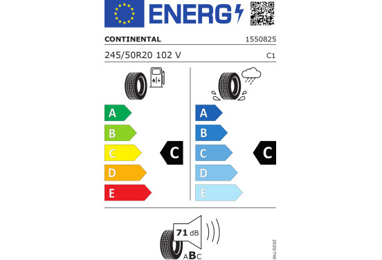 Continental Cross lx sport fr csi 245/50 R20 102V, afbeelding 2